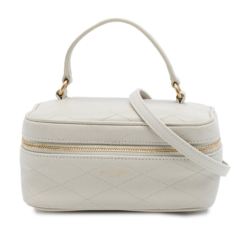 Saint Laurent Mini Quilted Lambskin Gaby Vanity Bag