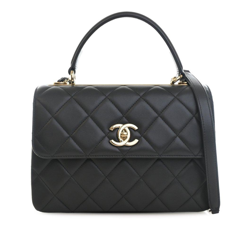 Chanel Small Quilted Lambskin Trendy CC Top Handle Flap