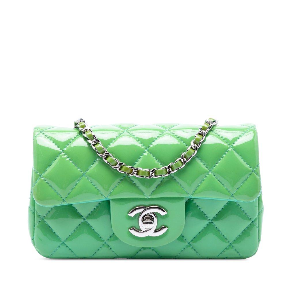 Chanel Extra Mini Rectangular Classic Patent Single Flap