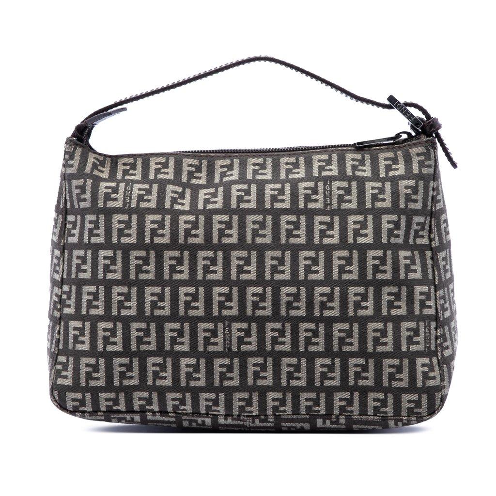 Fendi Zucchino Canvas Handbag