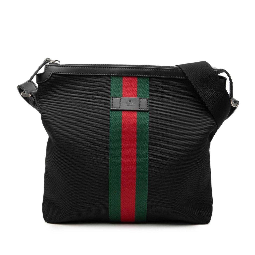 Gucci GG Techno Canvas Web Messenger Bag