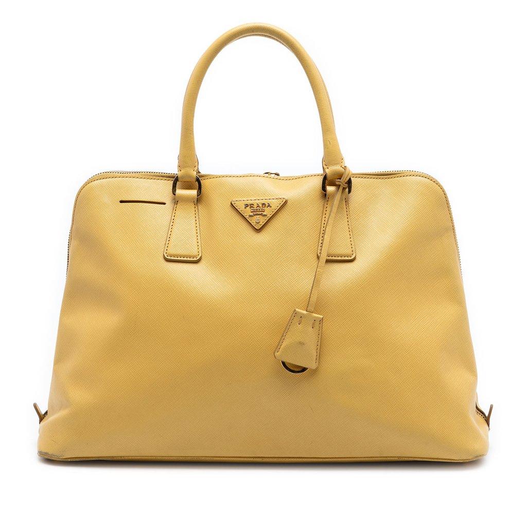 Prada Large Saffiano Lux Promenade Satchel
