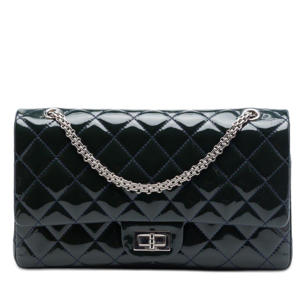 Chanel Quilted Patent Reissue 2.55 Double Flap 227