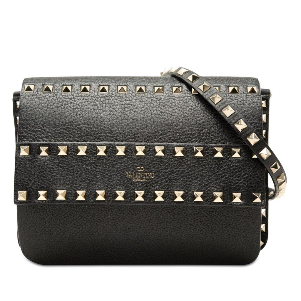 Valentino Small Grained Calfskin Rockstud Crossbody