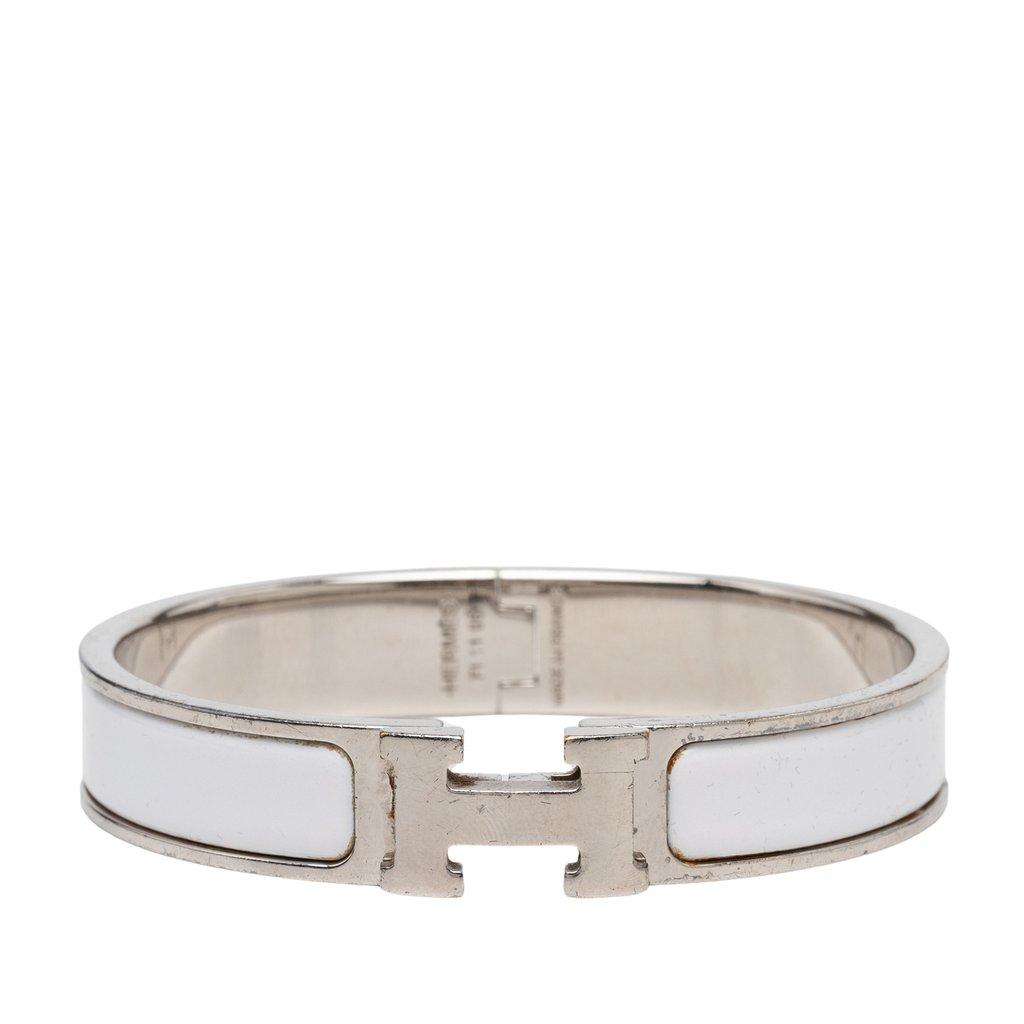 Hermès Narrow Enamel Clic Clac H Bracelet PM