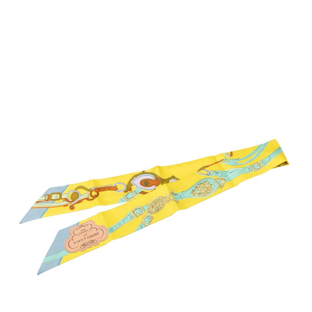 Hermès Brides de Gala Silk Twilly Scarf