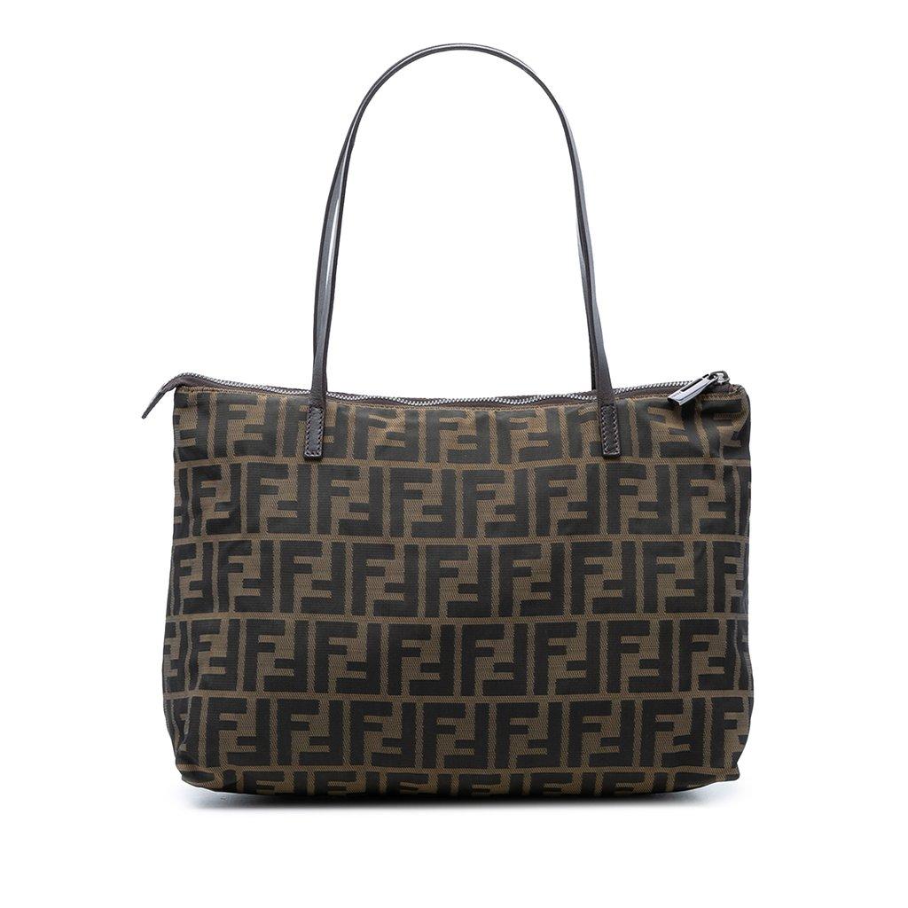 Fendi Small Zucca Canvas Tote