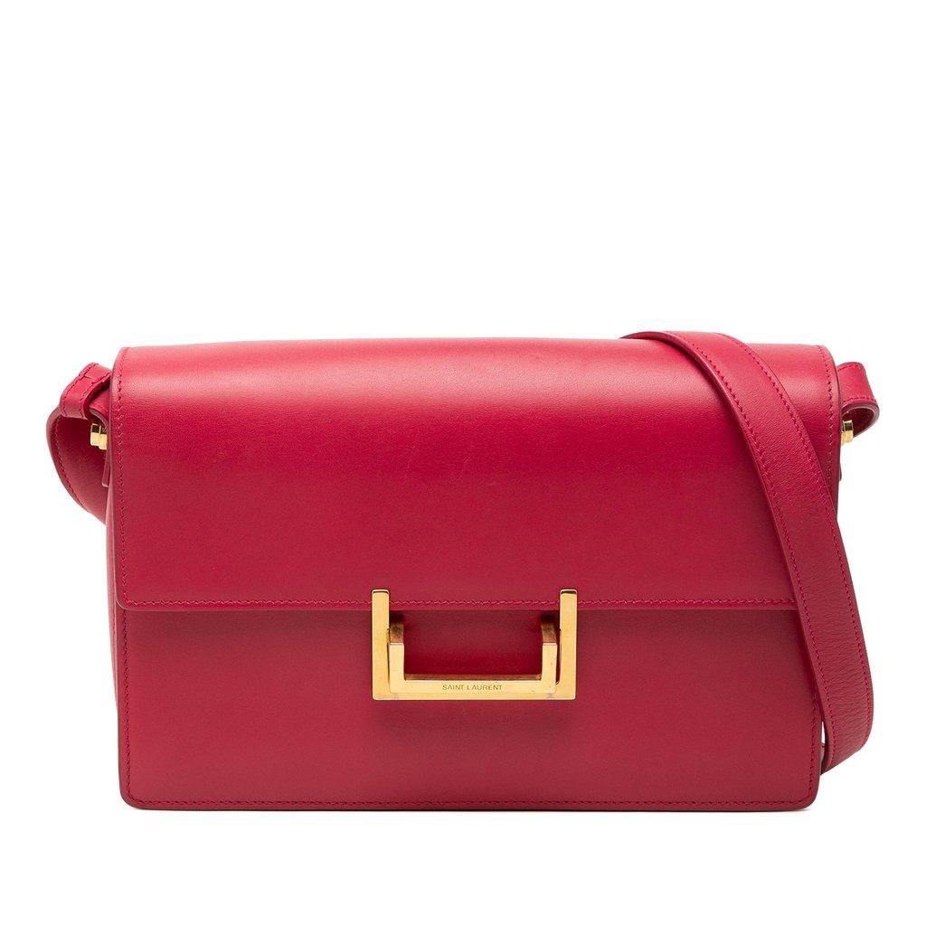 Saint Laurent حقيبة كروسبودي من الجلد المتوسط الحجم من لولو