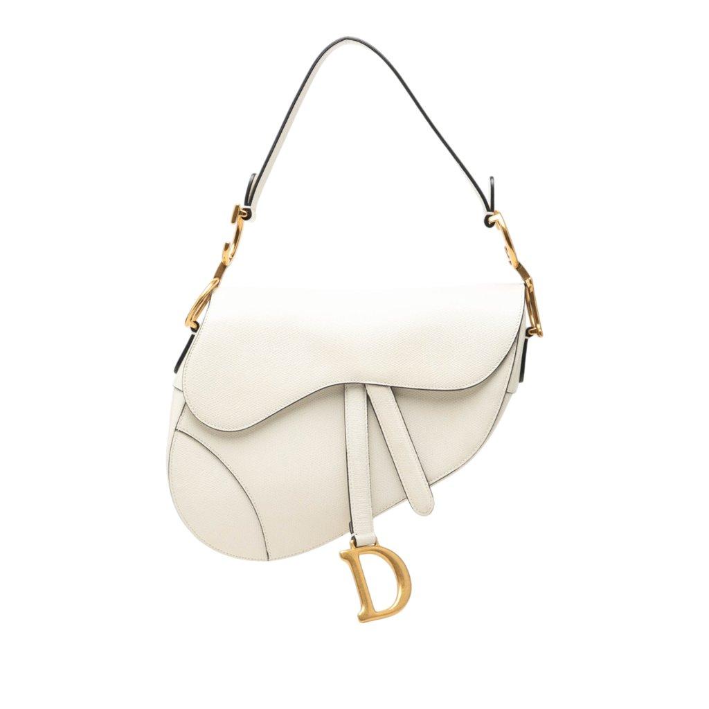 Dior Grained Calfskin Saddle Bag