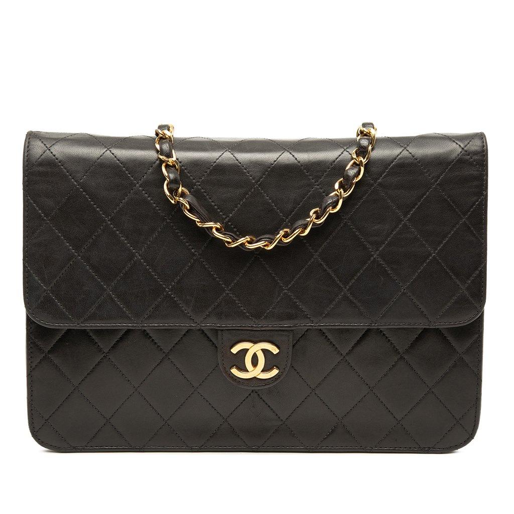 Chanel Medium CC Quilted Lambskin Single Flap