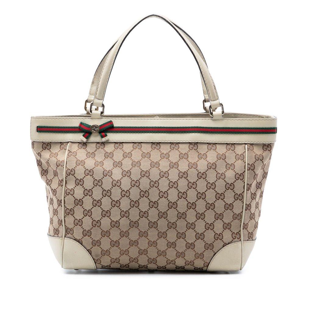 Gucci GG Canvas Web Mayfair Tote