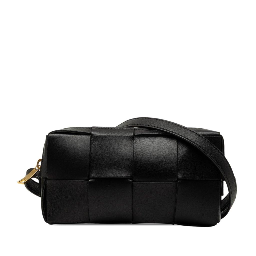 Bottega Veneta Mini Nappa Maxi Intrecciato Cassette Crossbody