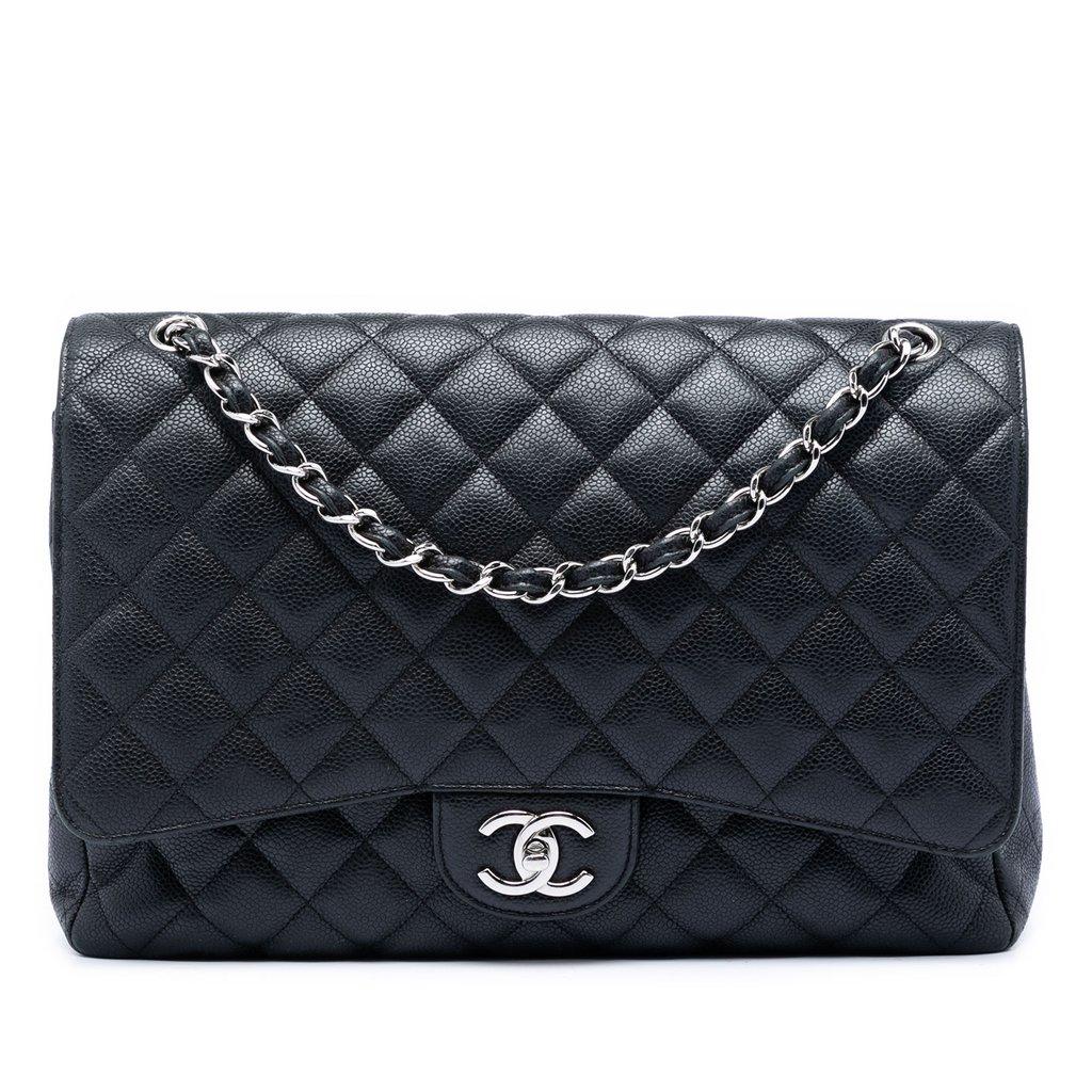 Chanel Maxi Classic Caviar Double Flap