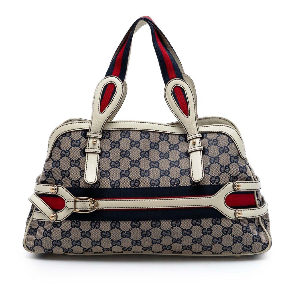 Gucci GG Canvas Web Handbag