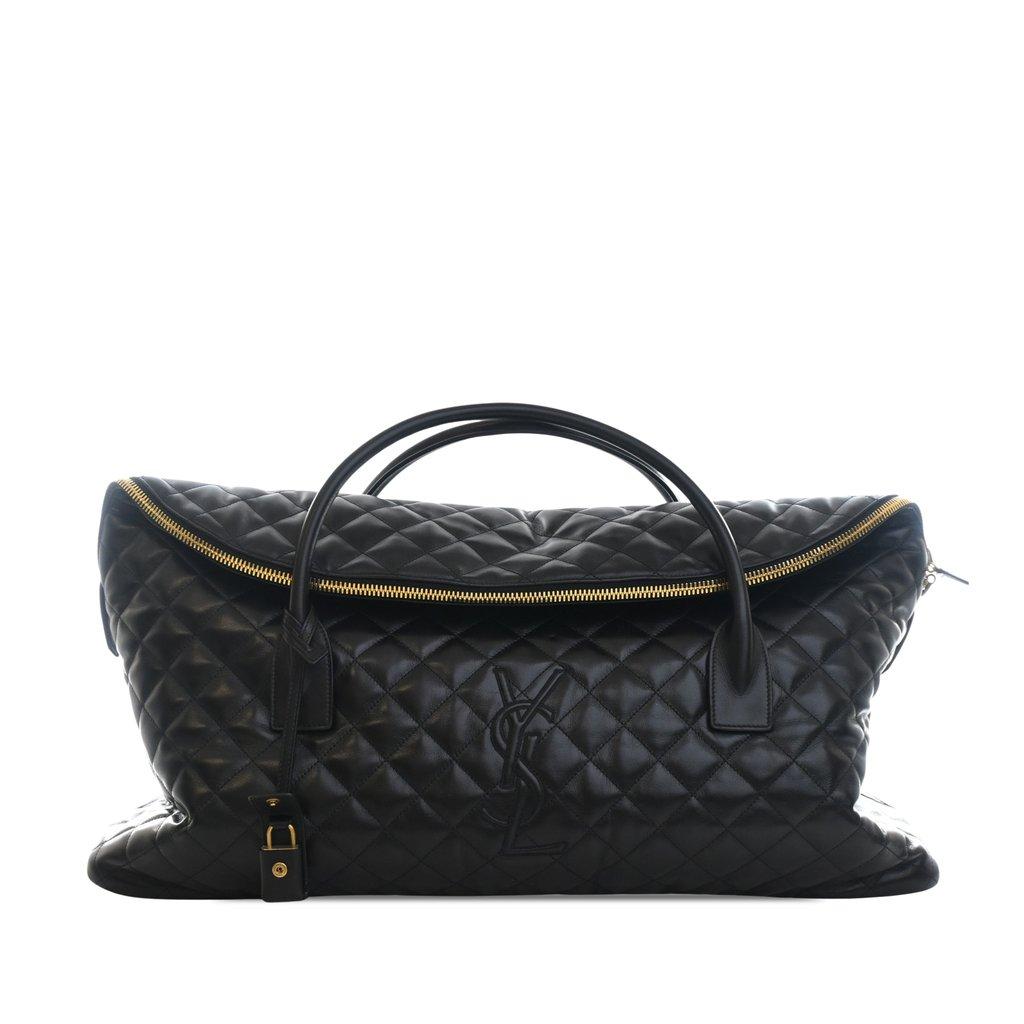 Saint Laurent Quilted Calfskin Monogram ES Giant Travel Bag