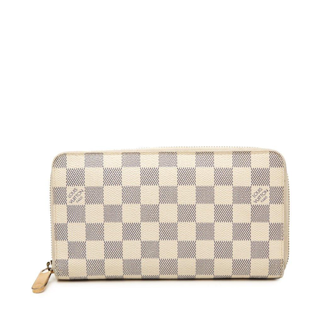 Louis Vuitton Damier Azur Zippy Long Wallet