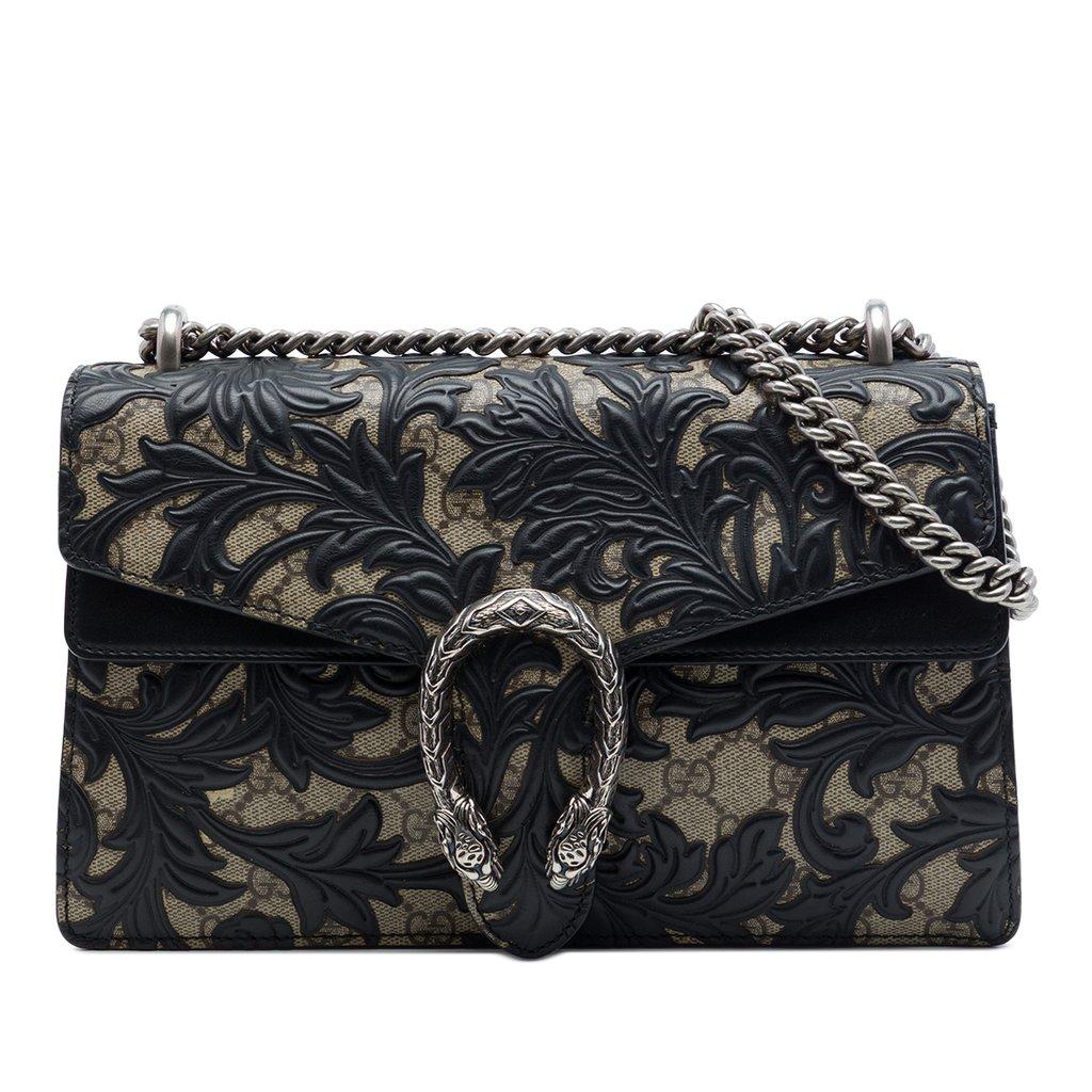 Gucci Medium GG Supreme Arabesque Dionysus Shoulder Bag