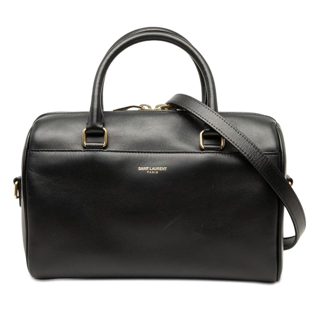 Saint Laurent Baby Leather Classic Duffle Satchel