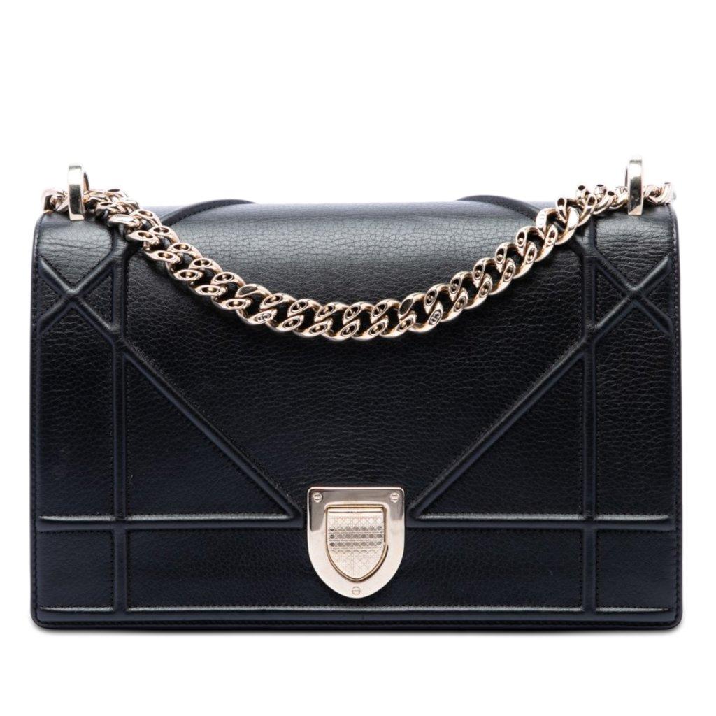 Dior غطاء ديوراما متوسط الحجم من جلد العجل