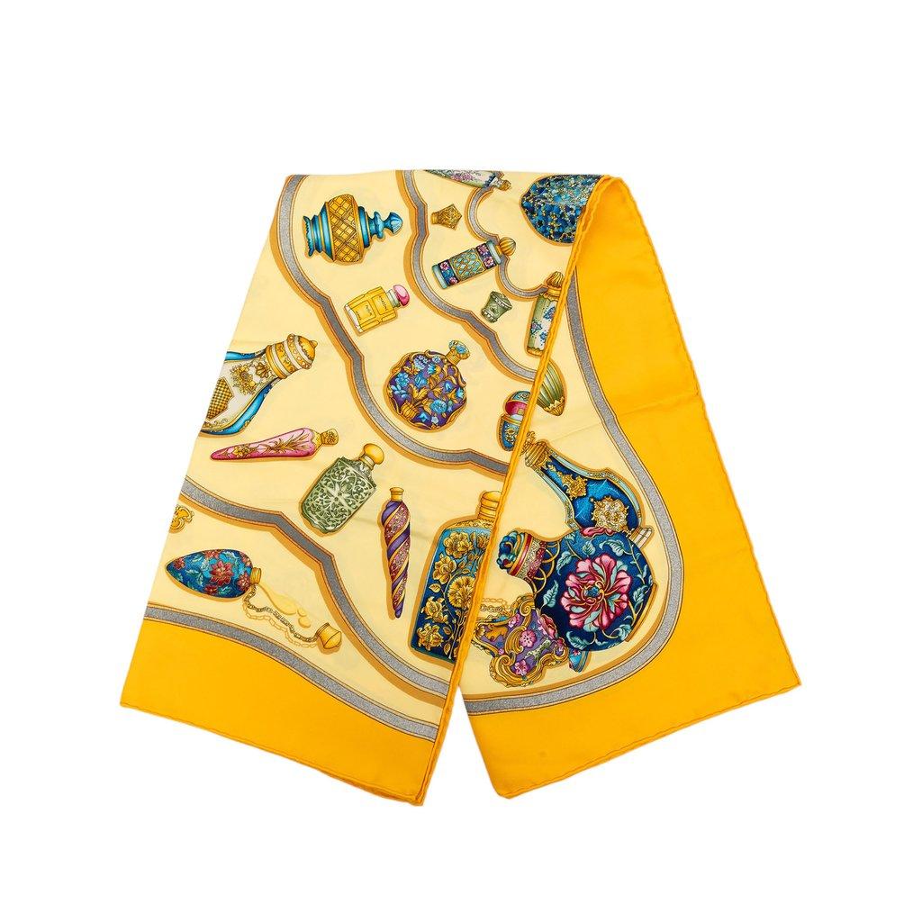 Hermès Qu Importe Le Flacon Silk Scarf 90