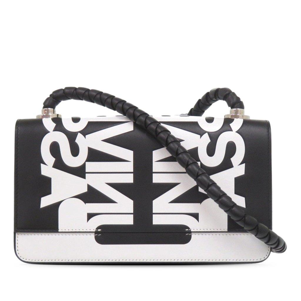 Burberry Bicolor Printed Leather Universal Passport Crossbody