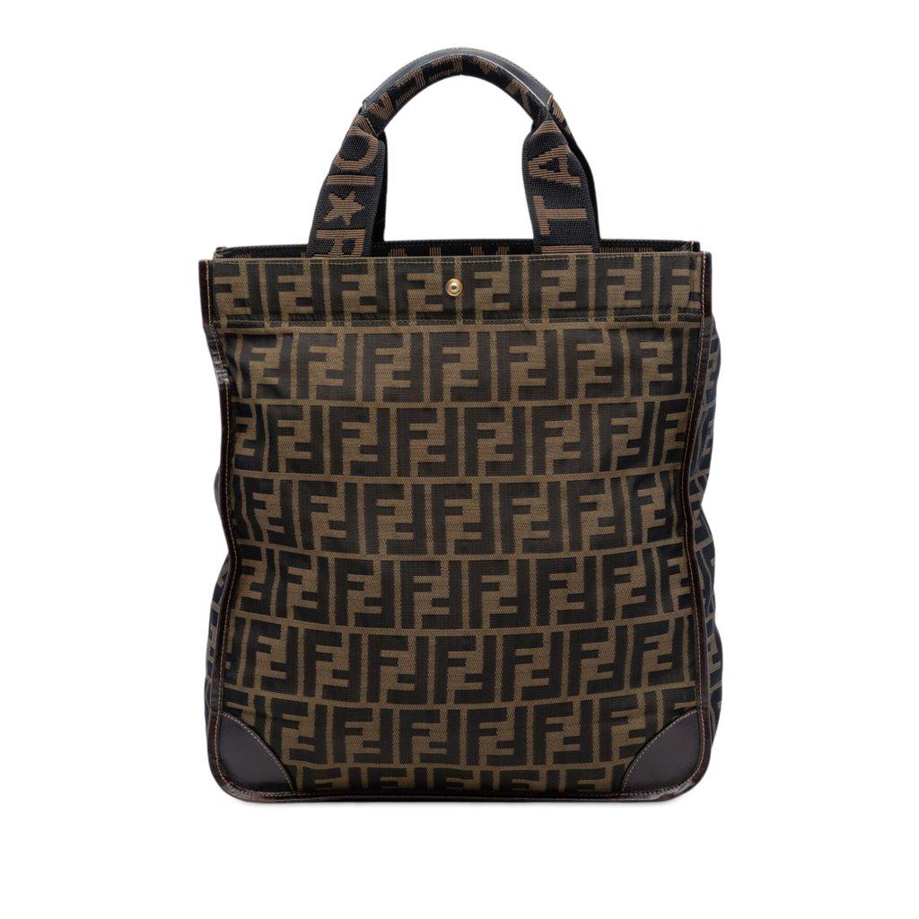 Fendi Zucca Canvas Shopping Tote