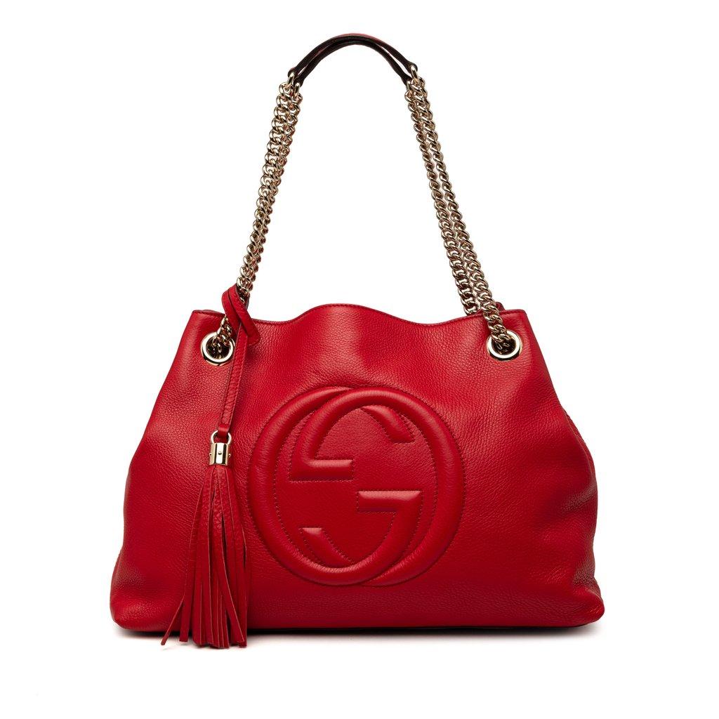 Gucci Medium Calfskin Soho Chain Tote