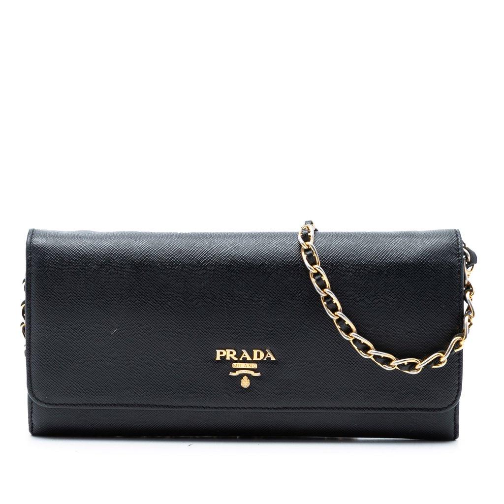 Prada محفظة سافيانو بسلسلة