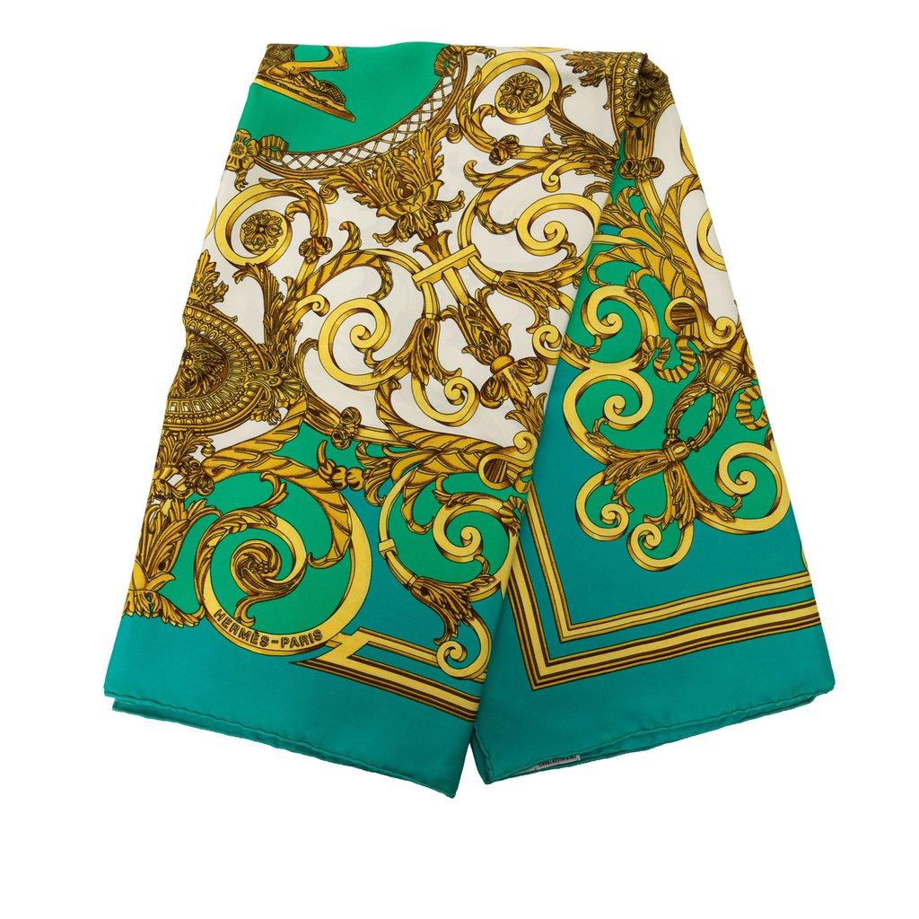 Hermès Les Tuileries Silk Scarf 90