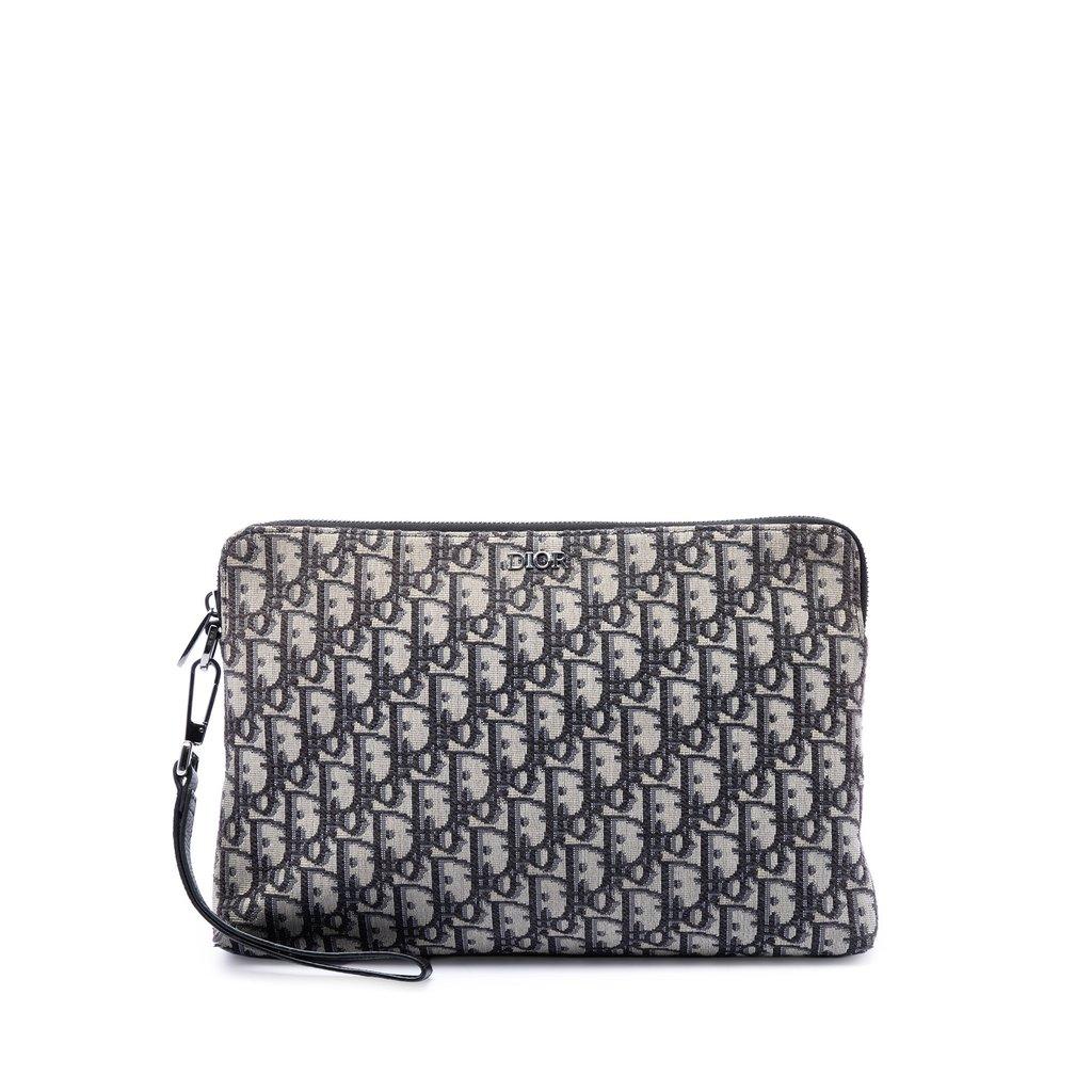 Dior Oblique Canvas A4 Zipped Pouch