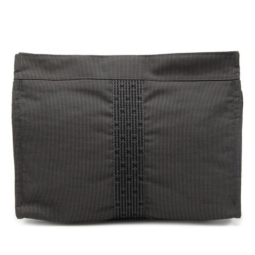 Hermès Canvas Herline Clutch