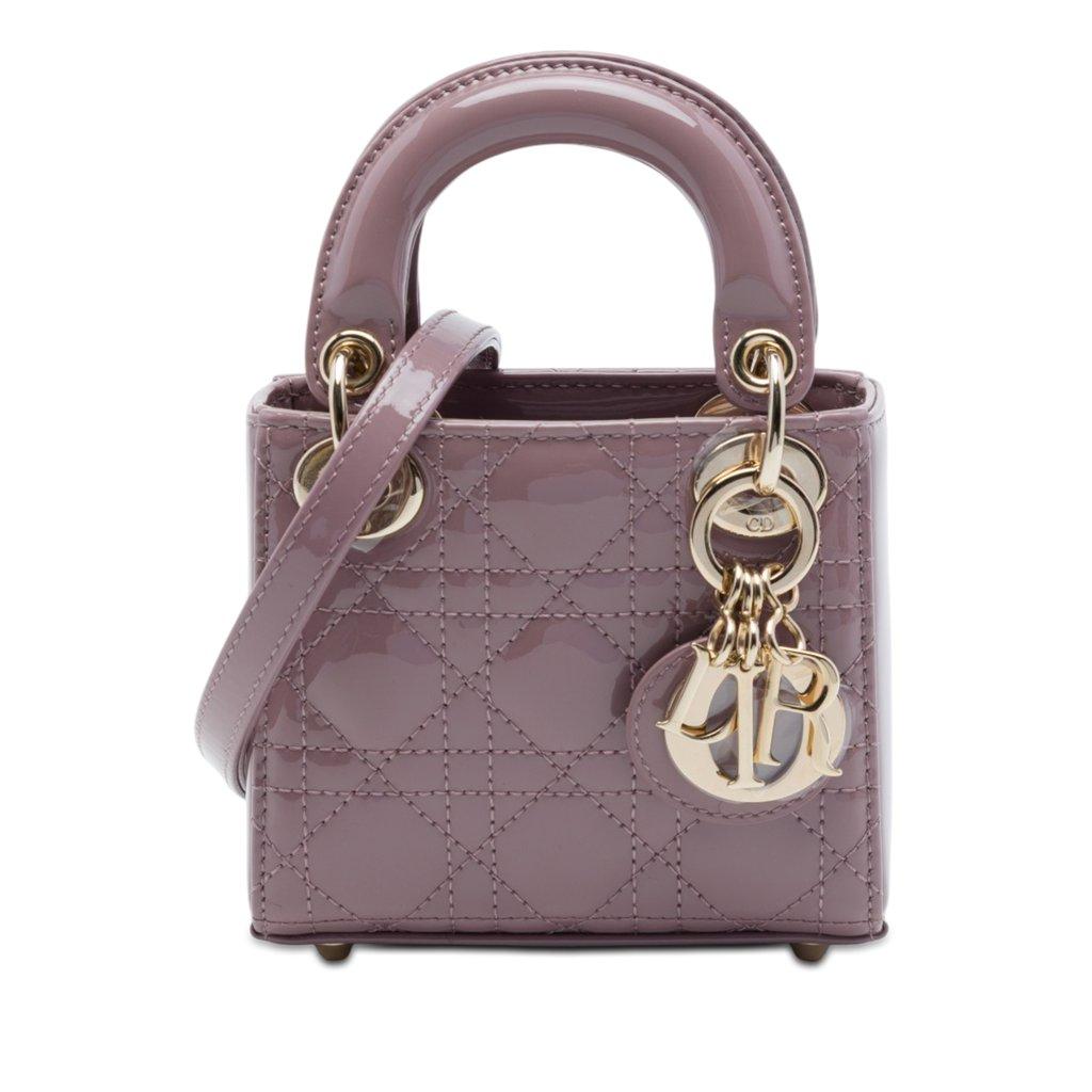 Dior Micro Patent Cannage Lady Dior