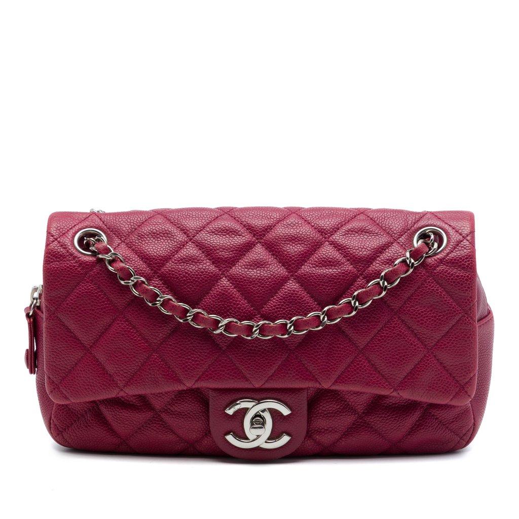 Chanel Medium Quilted Caviar Easy Flap