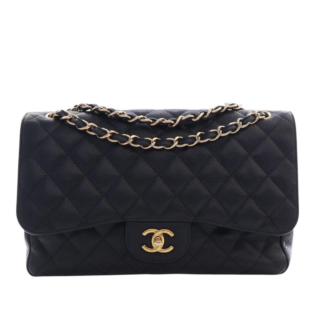 Chanel Jumbo Classic Caviar Double Flap