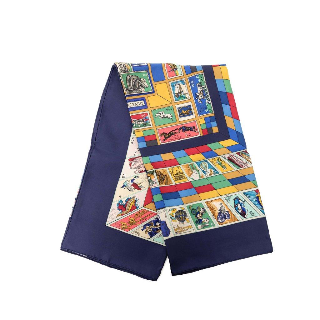 Hermès Correspondance Silk Scarf 90