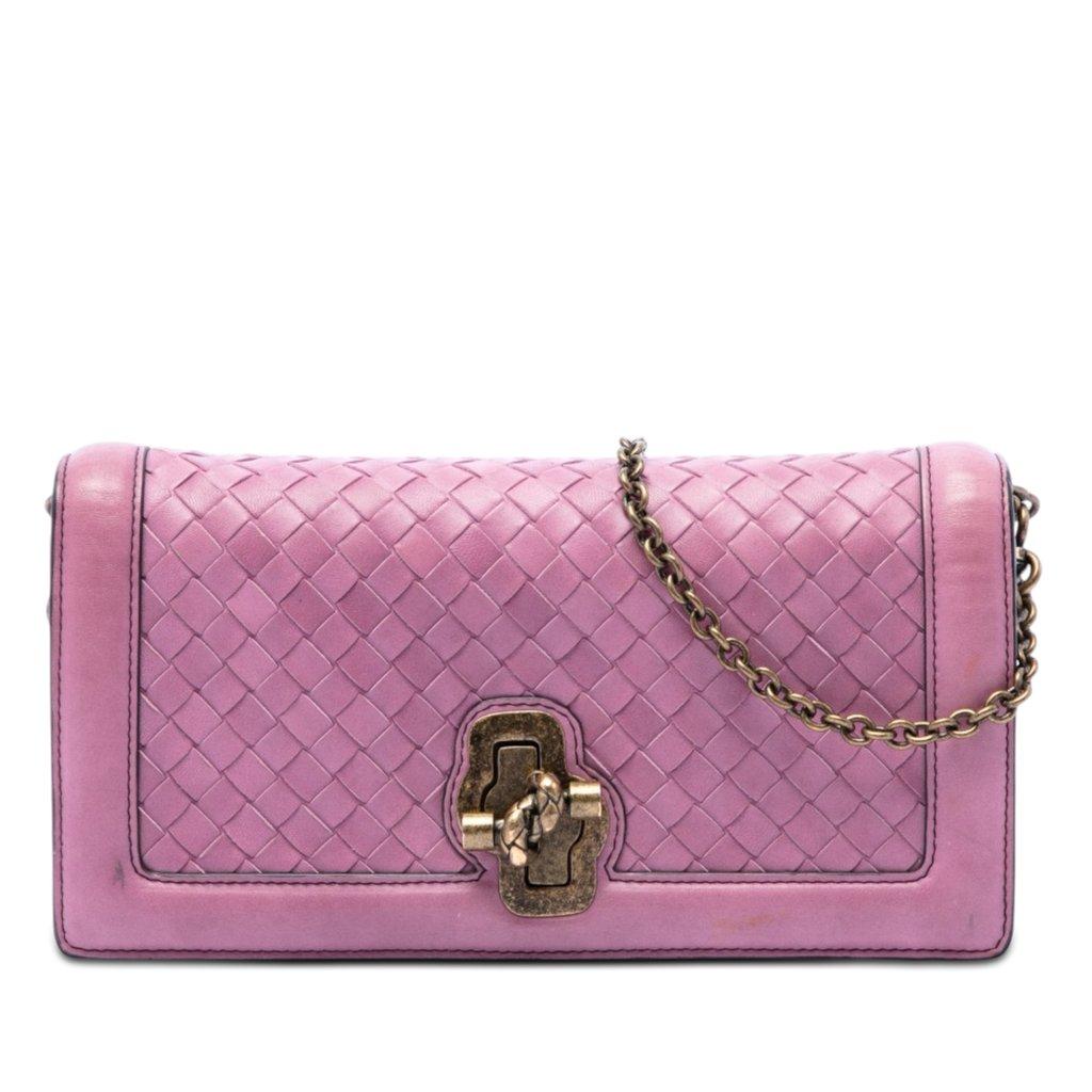 Bottega Veneta Nappa Intrecciato Olimpia Knot Shoulder Bag