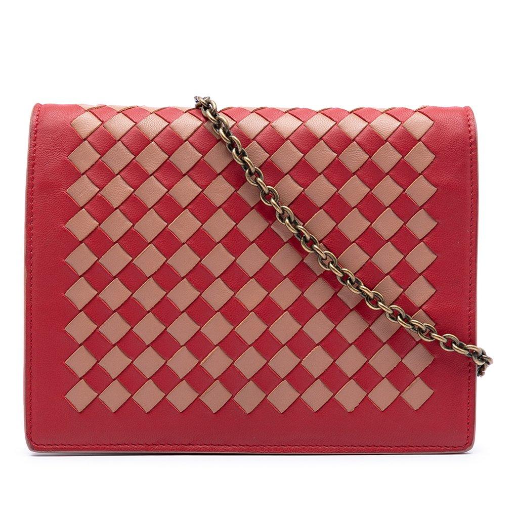 Bottega Veneta Nappa Intrecciato Wallet on Chain