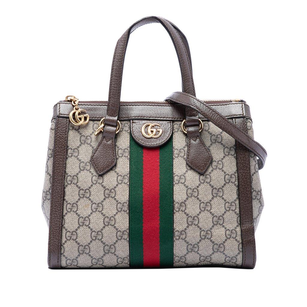 Gucci Small GG Supreme Ophidia Satchel