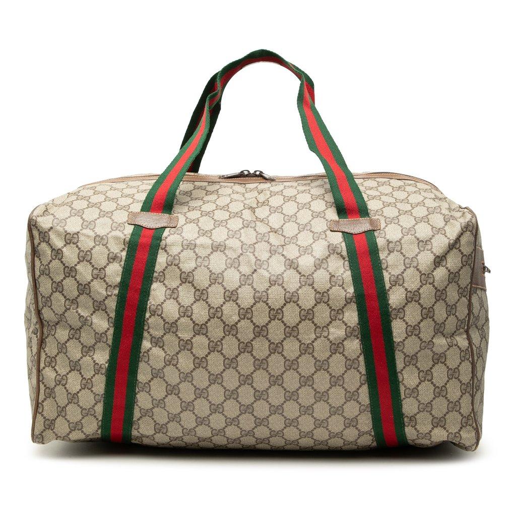 Gucci GG Supreme Web Duffle Bag