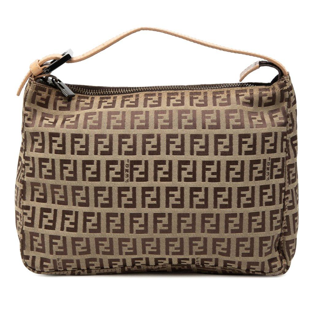 Fendi Zucchino Canvas Handbag