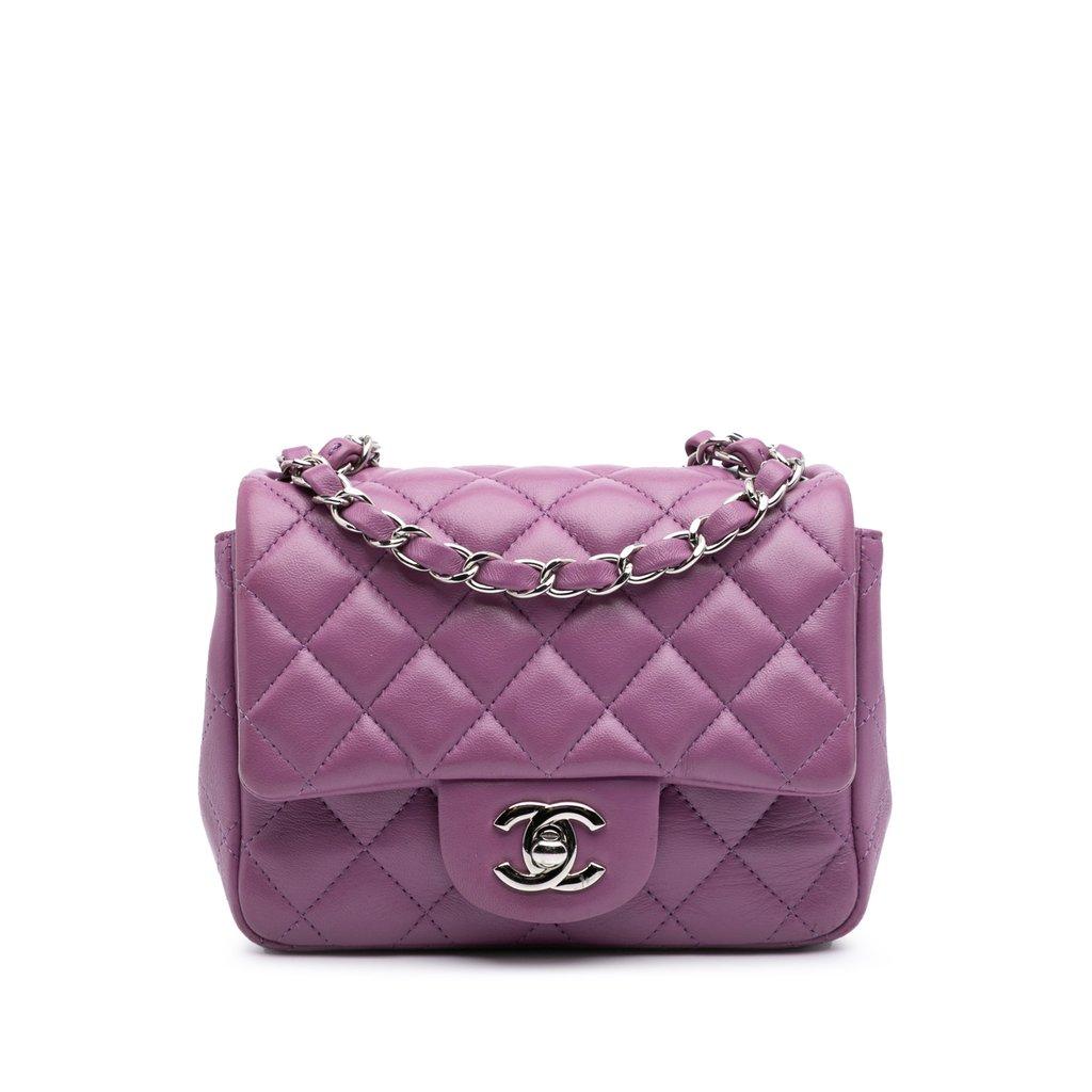 Chanel Mini Square Classic Lambskin Single Flap