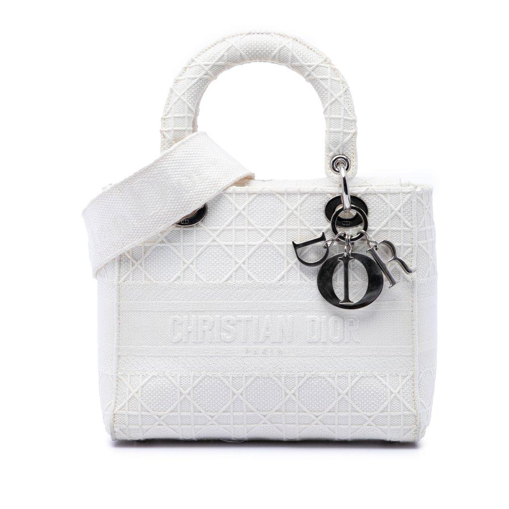 Dior Medium Canvas Cannage Lady D Lite