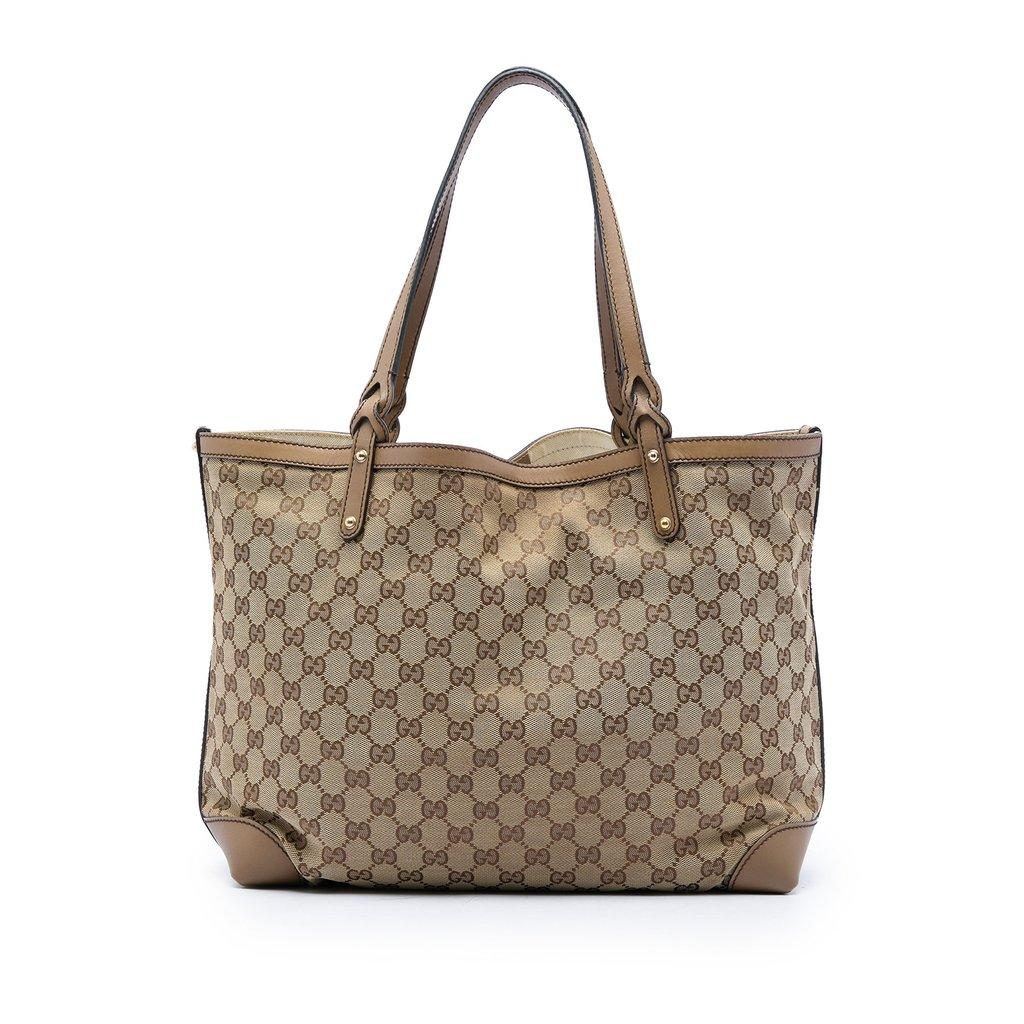 Gucci Medium GG Canvas Craft Tote