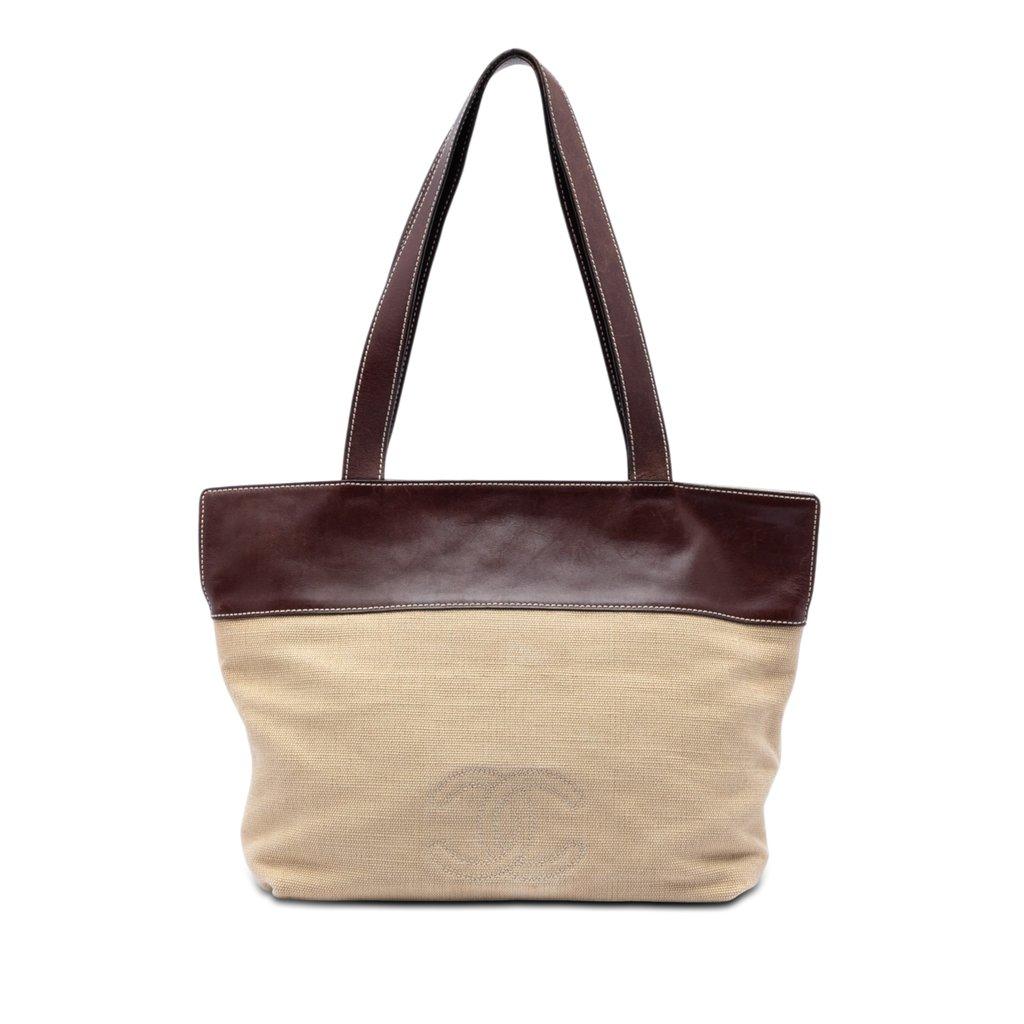 Chanel CC Canvas and Leather Tote