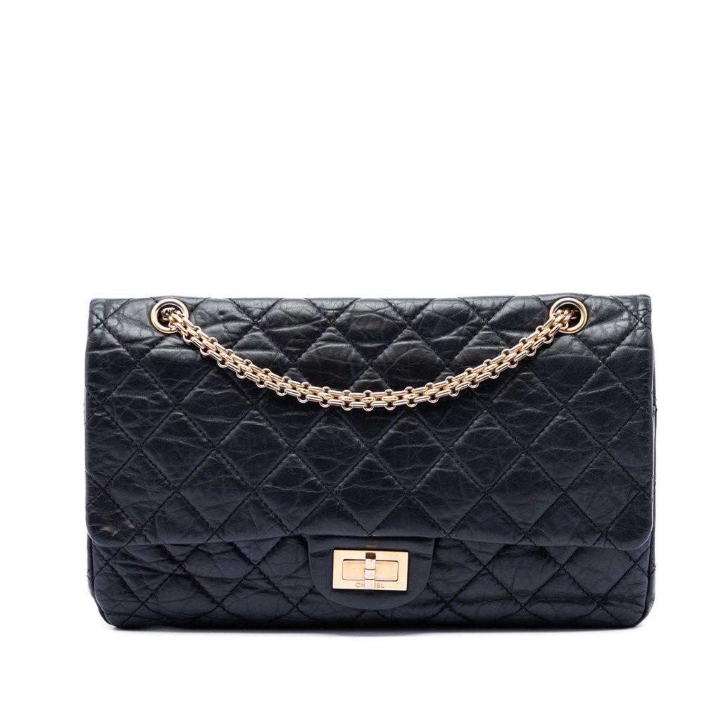 Chanel Quilted Aged Calfskin Reissue 2.55 Double Flap 227