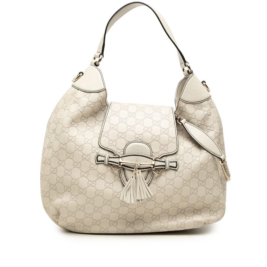 Gucci Medium Guccissima Emily Flap Satchel
