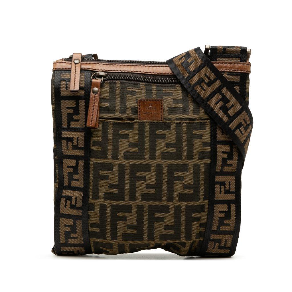 Fendi حقيبة كروسبودي من قماش زوكا