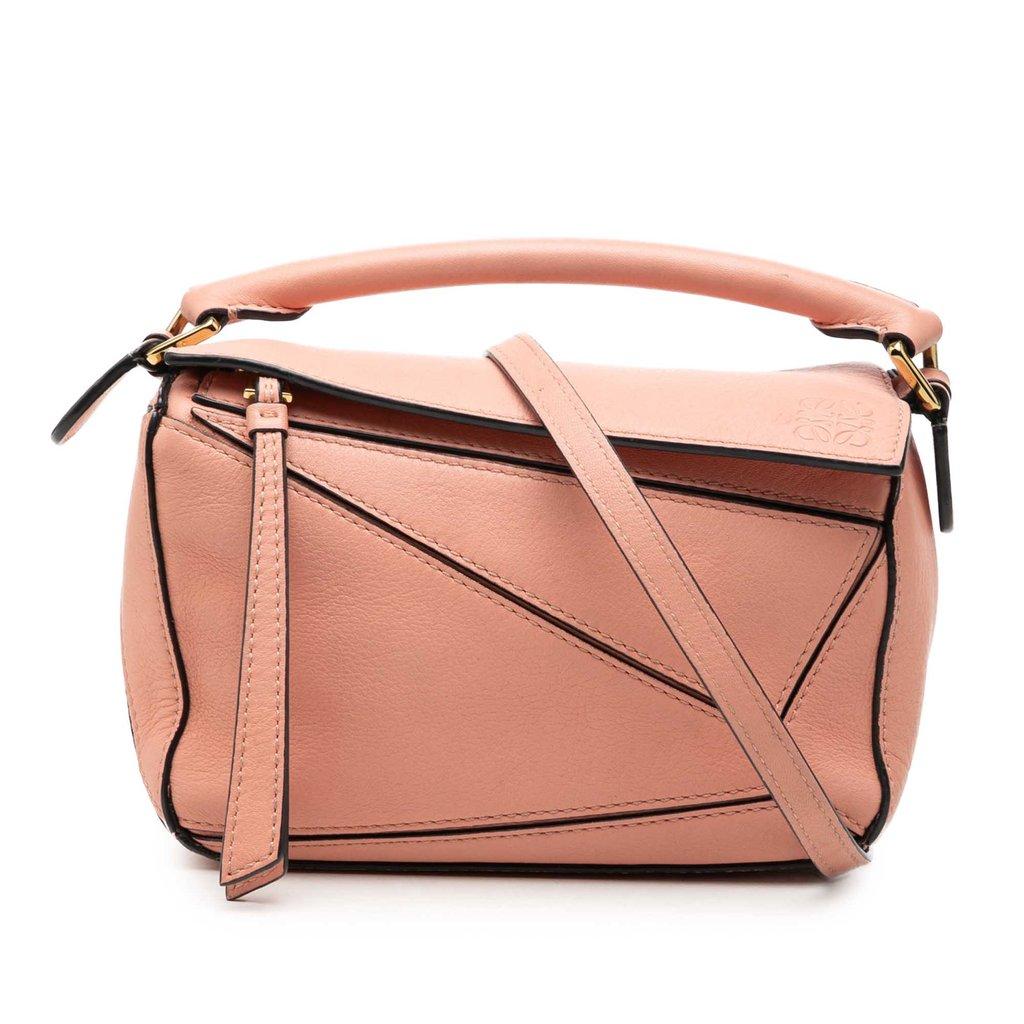 LOEWE Mini Calfskin Puzzle Satchel