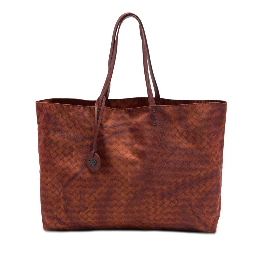 Bottega Veneta Nylon Intrecciolusion Tote
