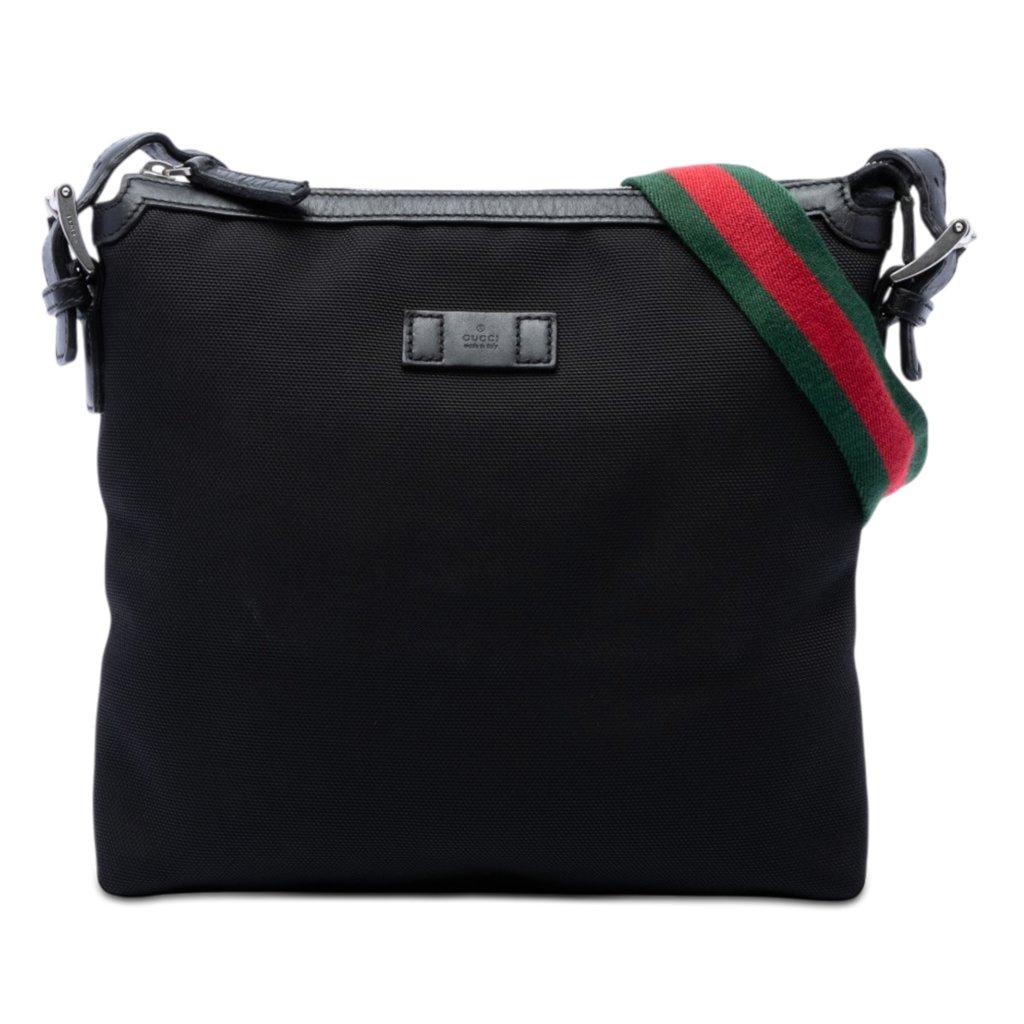 Gucci Techno Canvas Web Messenger Bag